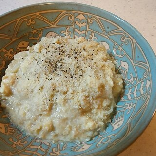 【糖質オフ】オートミール&豆腐の豆乳粥